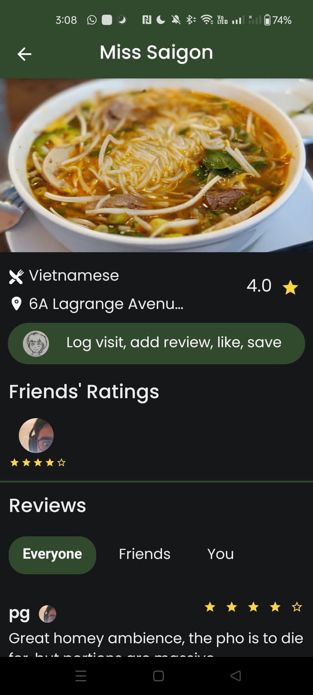 Lunchbox banner: 'The' meeting place for restaurant enthusiasts