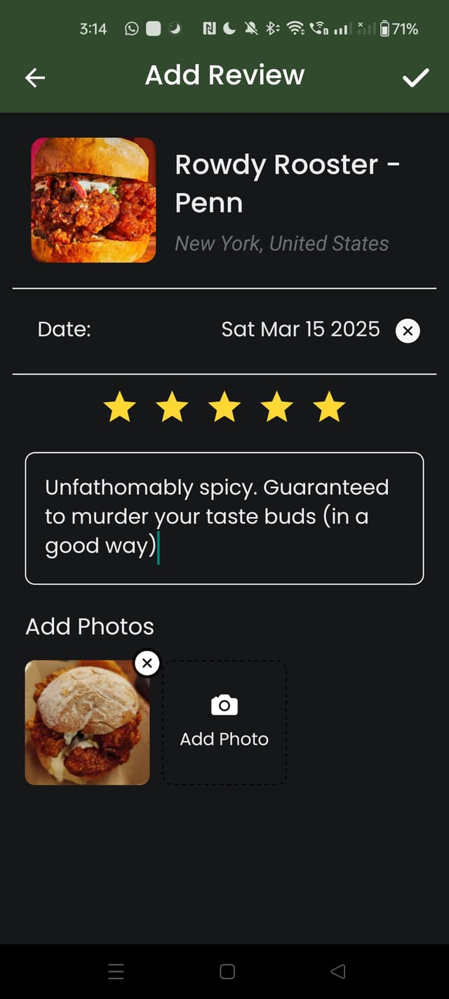 Lunchbox banner: 'The' meeting place for restaurant enthusiasts