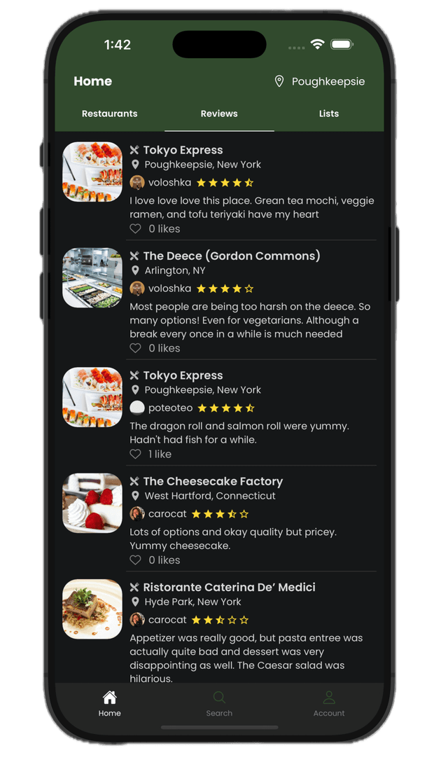 Lunchbox banner: 'The' meeting place for restaurant enthusiasts